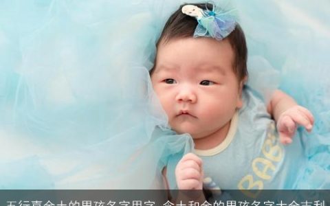 五行喜金土的男孩名字用字 含土和金的男孩名字大全吉利