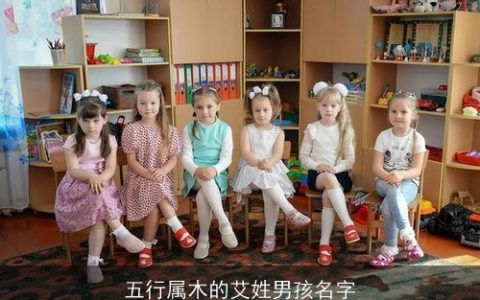 五行属木的艾姓男孩名字