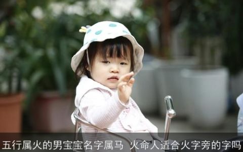 五行属火的男宝宝名字属马 火命人适合火字旁的字吗
