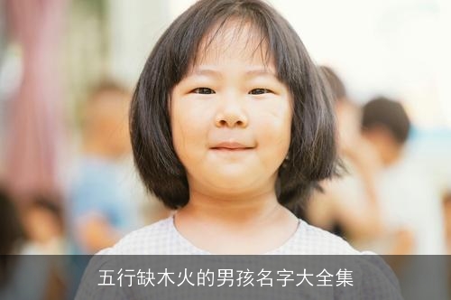 五行缺木火的男孩名字大全集