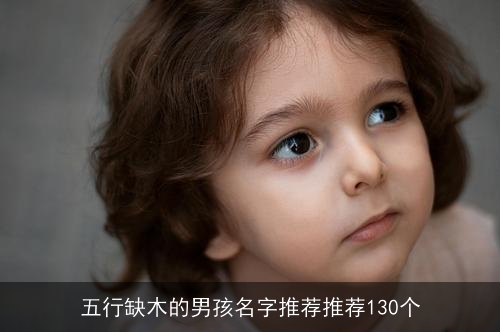 五行缺木的男孩名字推荐推荐130个