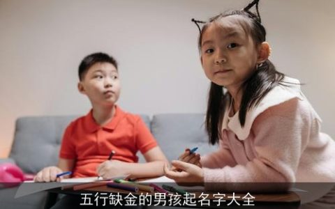 五行缺金的男孩起名字大全