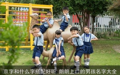 京字和什么字搭配好听 朗朗上口的男孩名字大全