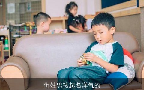 仇姓男孩起名洋气的