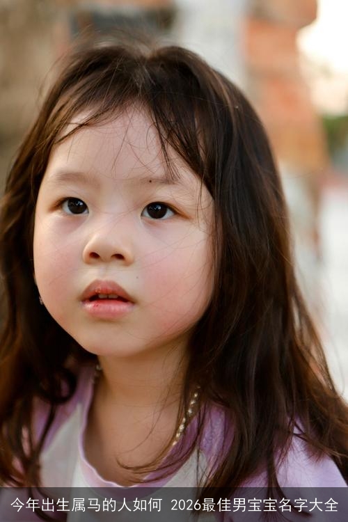 今年出生属马的人如何 2026最佳男宝宝名字大全