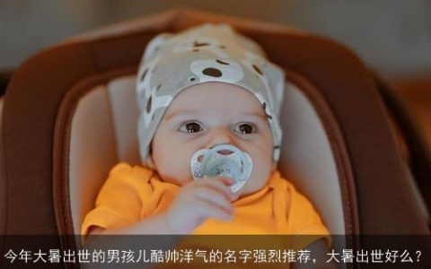 今年大暑出世的男孩儿酷帅洋气的名字强烈推荐，大暑出世好么？