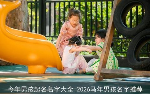 今年男孩起名名字大全 2026马年男孩名字推荐