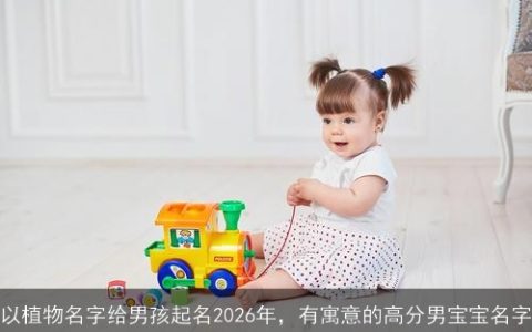 以植物名字给男孩起名2026年，有寓意的高分男宝宝名字