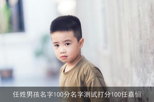 任姓男孩名字100分名字测试打分100任嘉恒