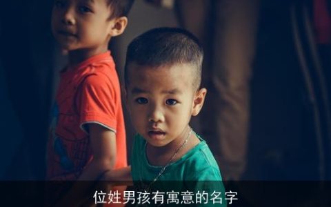 位姓男孩有寓意的名字