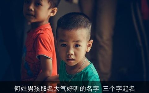 何姓男孩取名大气好听的名字 三个字起名