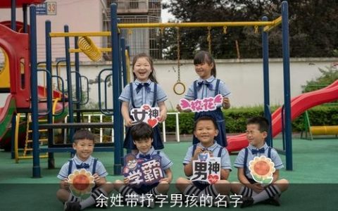 余姓带抒字男孩的名字