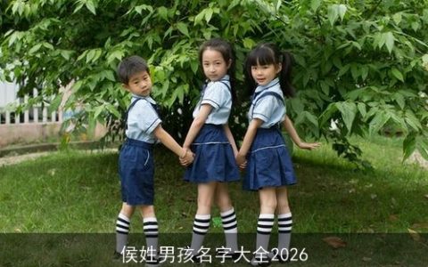 侯姓男孩名字大全2026