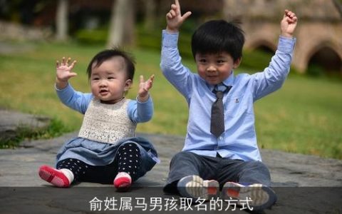 俞姓属马男孩取名的方式
