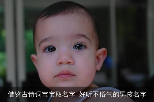 借鉴古诗词宝宝取名字 好听不俗气的男孩名字