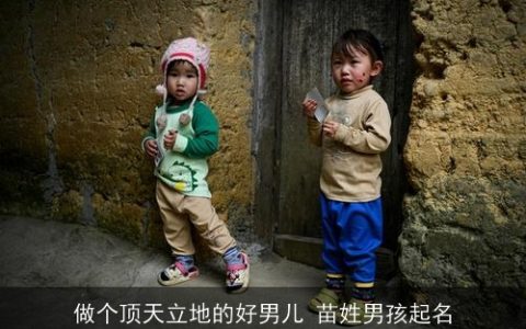 做个顶天立地的好男儿 苗姓男孩起名