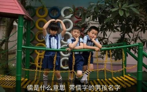 儒是什么意思 带儒字的男孩名字