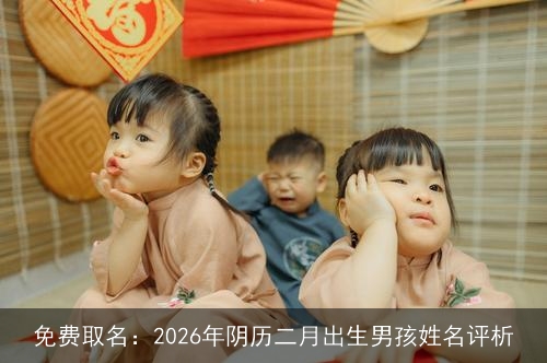 免费取名：2026年阴历二月出生男孩姓名评析