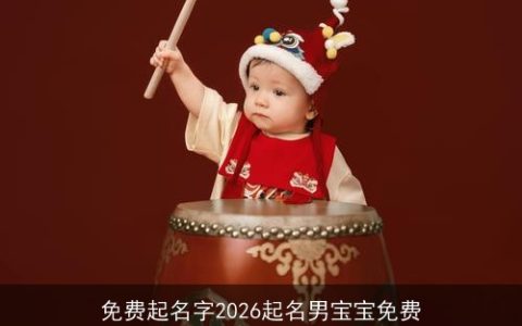 免费起名字2026起名男宝宝免费