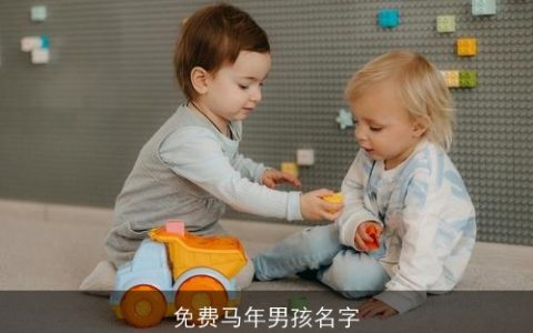 免费马年男孩名字