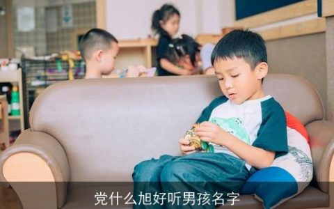 党什么旭好听男孩名字