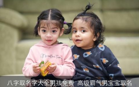 八字取名字大全男孩免费 高级霸气男宝宝取名