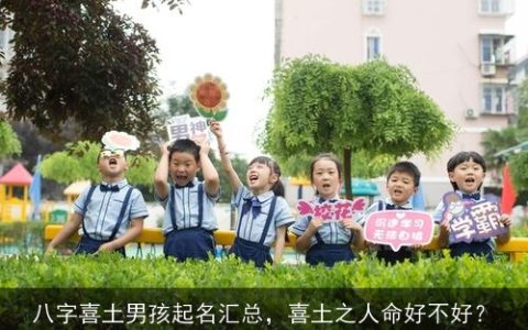 八字喜土男孩起名汇总，喜土之人命好不好？