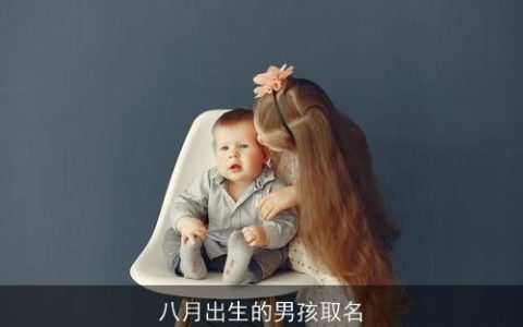 八月出生的男孩取名