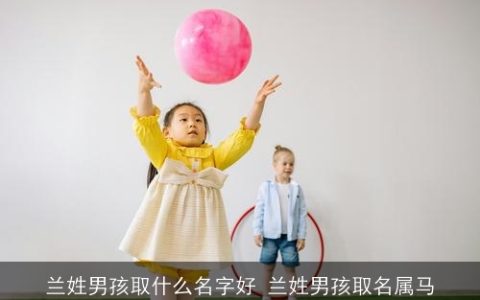 兰姓男孩取什么名字好 兰姓男孩取名属马