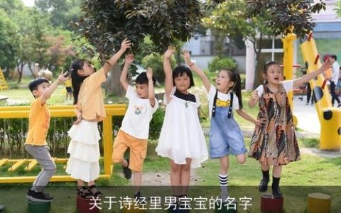 关于诗经里男宝宝的名字