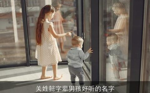 关姓懿字辈男孩好听的名字