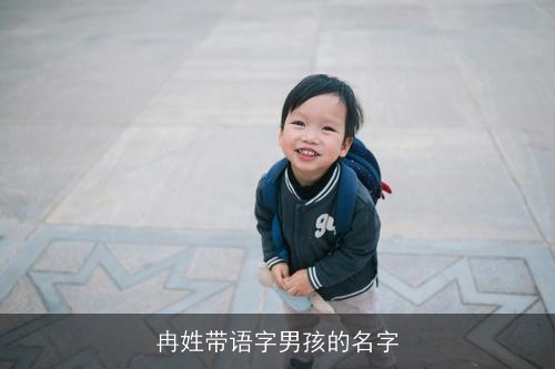冉姓带语字男孩的名字