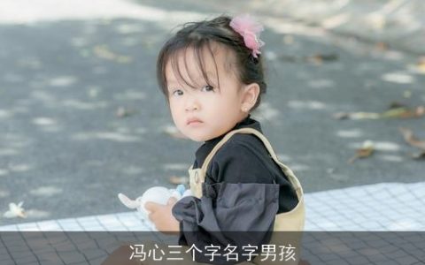 冯心三个字名字男孩
