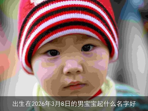 出生在2026年3月8日的男宝宝起什么名字好