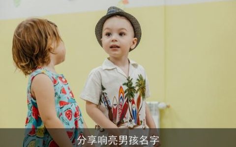 分享响亮男孩名字