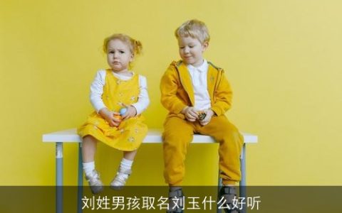 刘姓男孩取名刘玉什么好听
