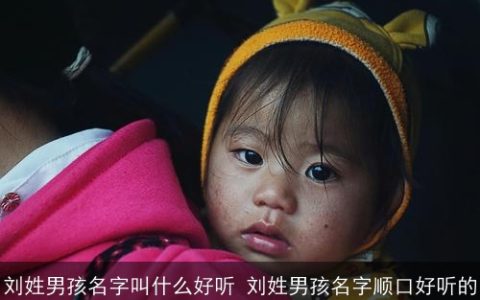 刘姓男孩名字叫什么好听 刘姓男孩名字顺口好听的
