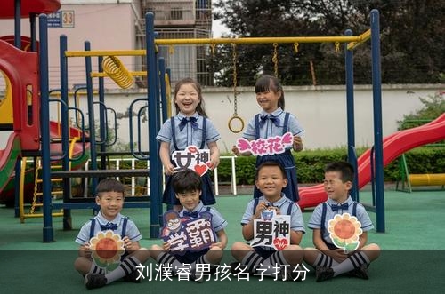 刘濮睿男孩名字打分