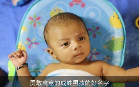 勇敢寓意的成姓男孩的好名字