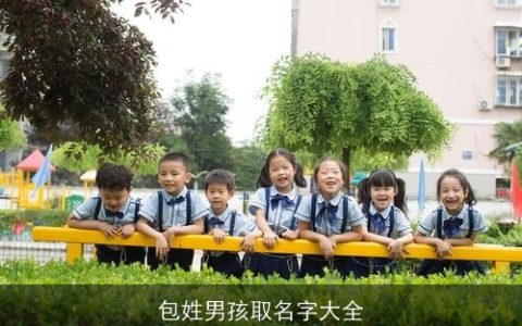 包姓男孩取名字大全