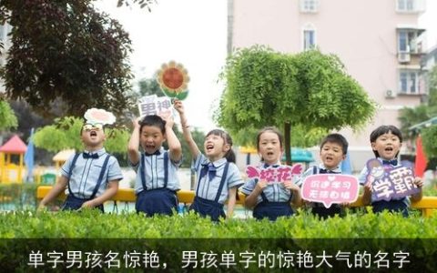 单字男孩名惊艳，男孩单字的惊艳大气的名字