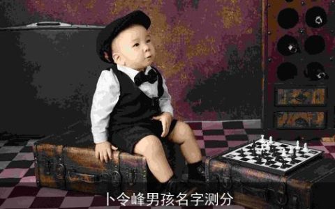 卜令峰男孩名字测分
