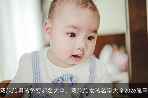 双胞胎男孩免费起名大全，双胞胎女孩名字大全2026属马