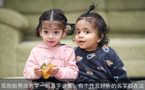 双胞胎男孩名字一对名字合集，有个性且好听的名字都在这