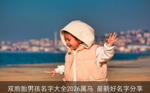 双胞胎男孩名字大全2026属马 最新好名字分享