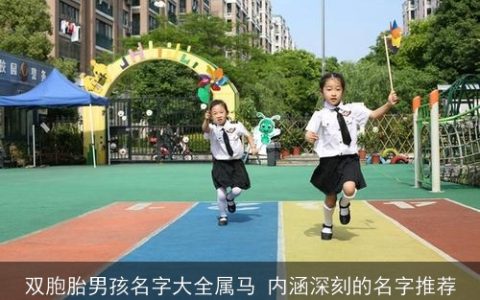 双胞胎男孩名字大全属马 内涵深刻的名字推荐