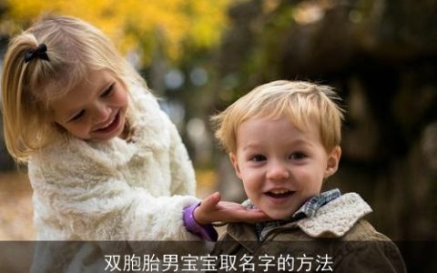 双胞胎男宝宝取名字的方法