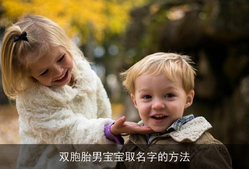 双胞胎男宝宝取名字的方法