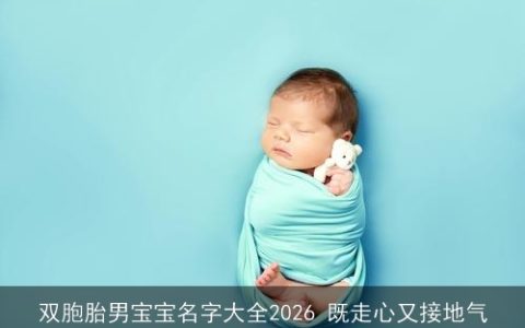 双胞胎男宝宝名字大全2026 既走心又接地气