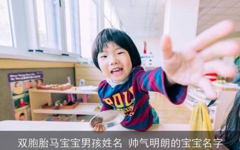 双胞胎马宝宝男孩姓名 帅气明朗的宝宝名字